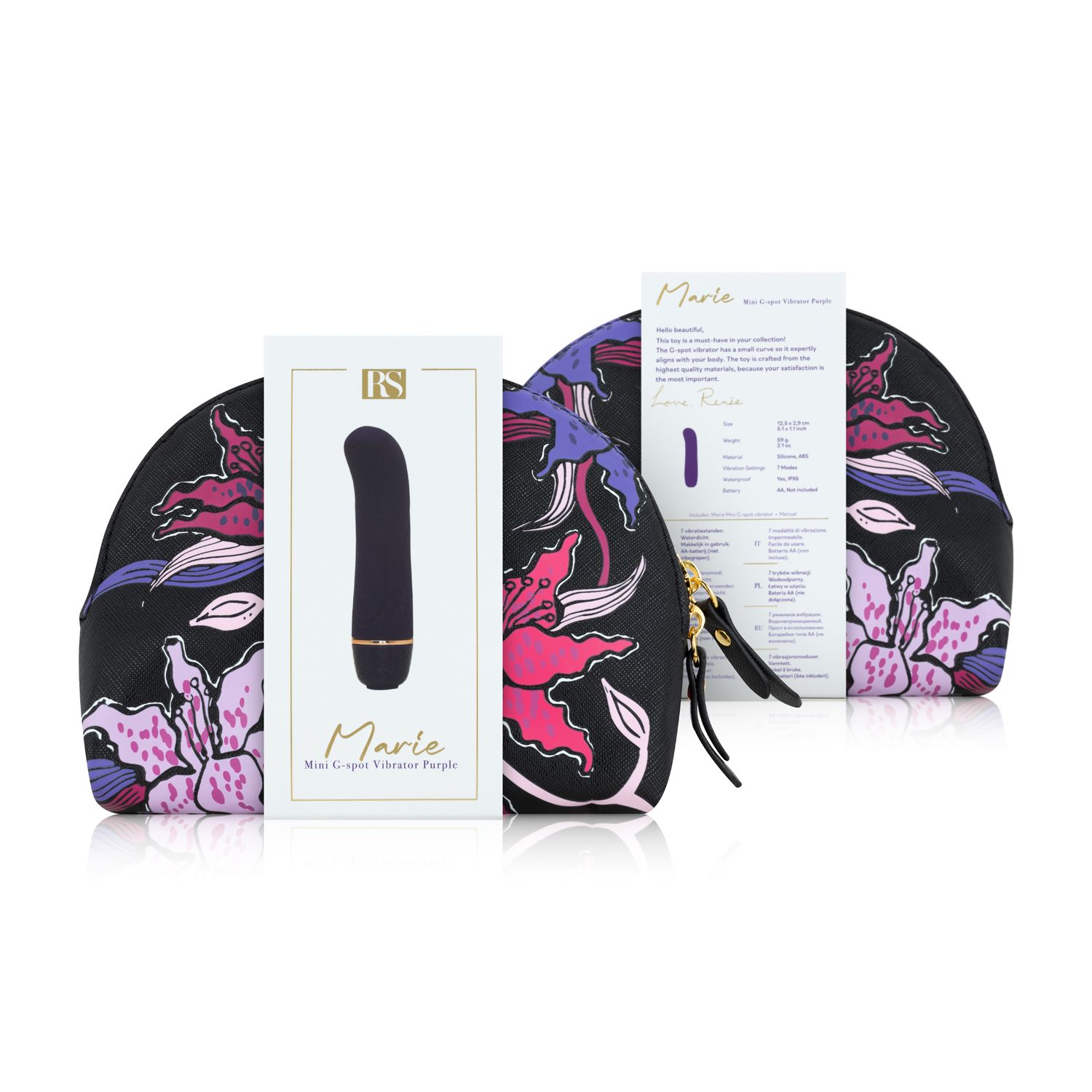 RIANNE S - Mini G Floral G-Punkt-Vibrator - Lila