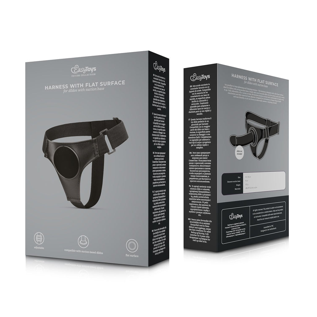 Easytoys Fetish - Harness Mit Saugnapf - Schwarz