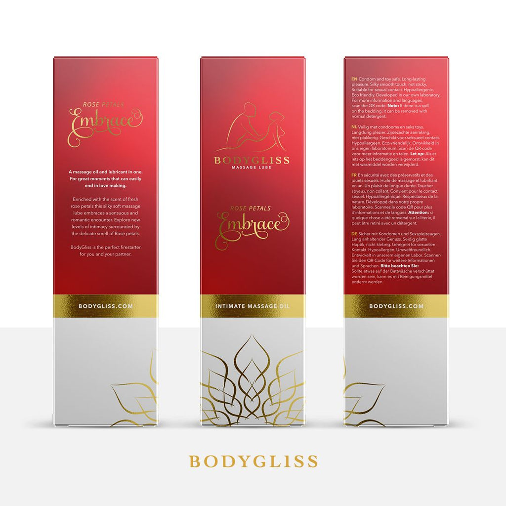 BodyGliss - Massageöl und Gleitmittel in 1 Rosenblüten -150 ml