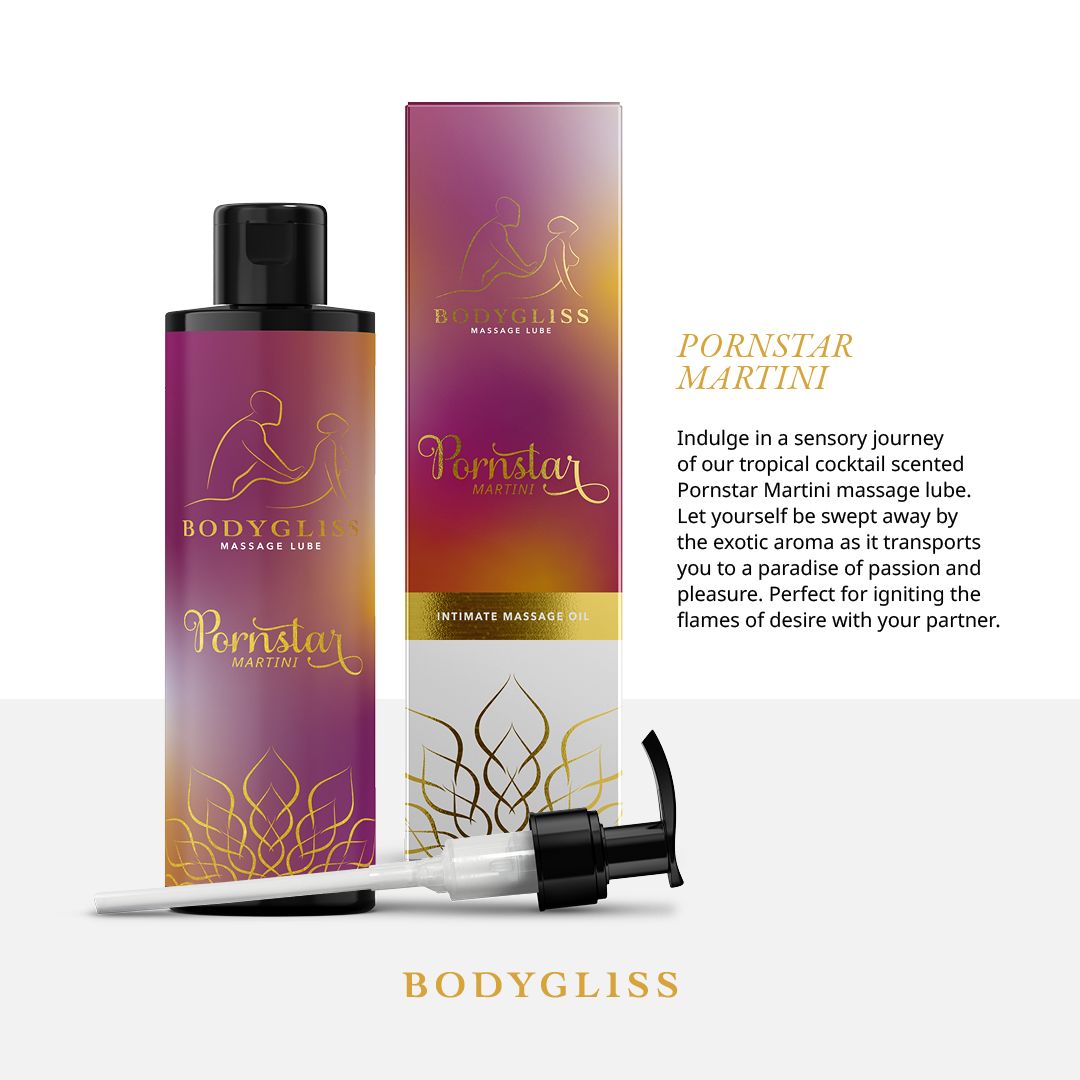 BodyGliss - Massageöl und Gleitmittel 2-in-1 Pornstar Martini - 150 ml