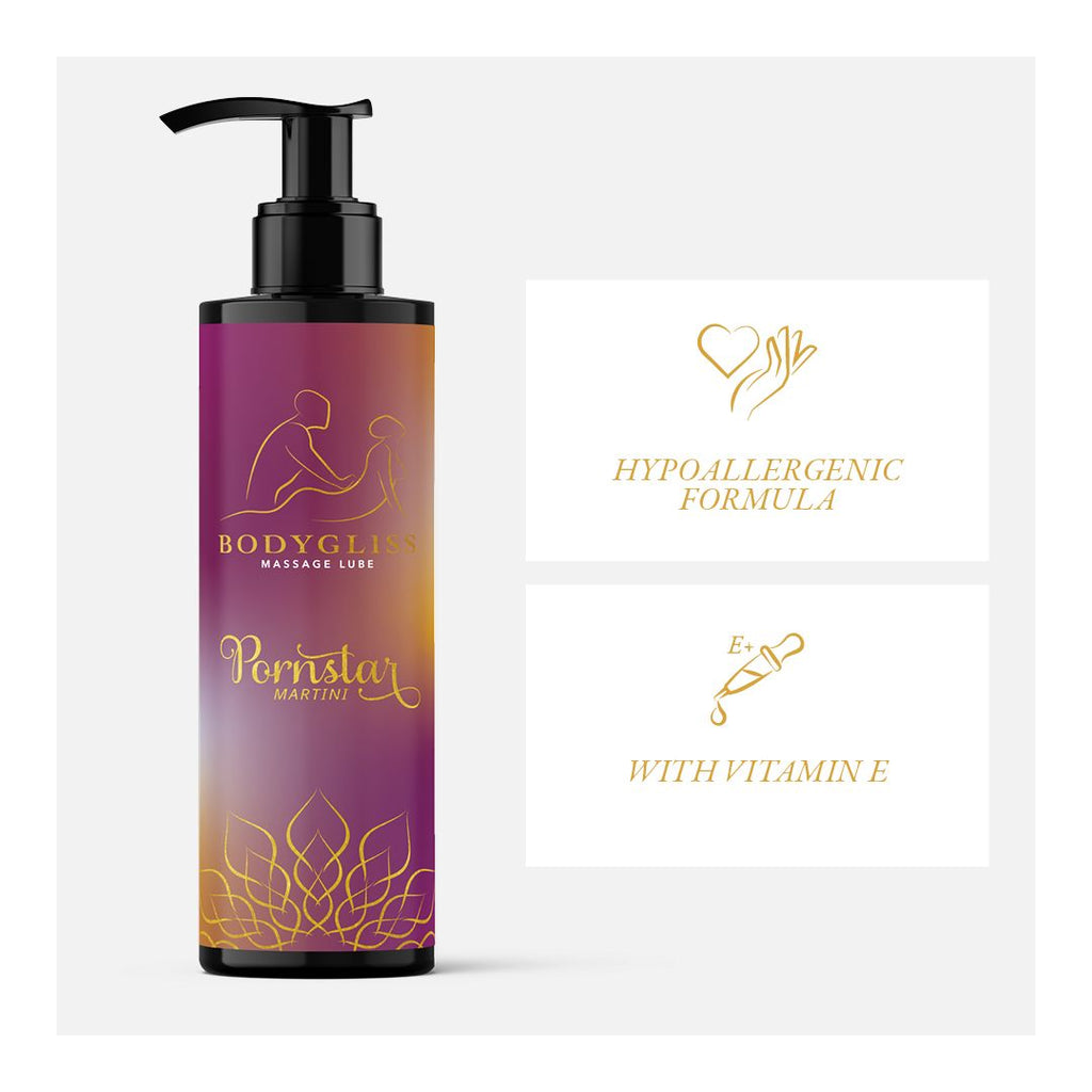 BodyGliss - Massageöl und Gleitmittel 2-in-1 Pornstar Martini - 150 ml