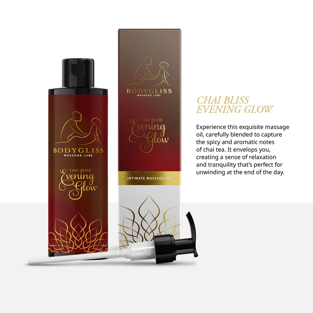 BodyGliss - Massageöl und Gleitmittel in einem Chai Bliss - 150 ml