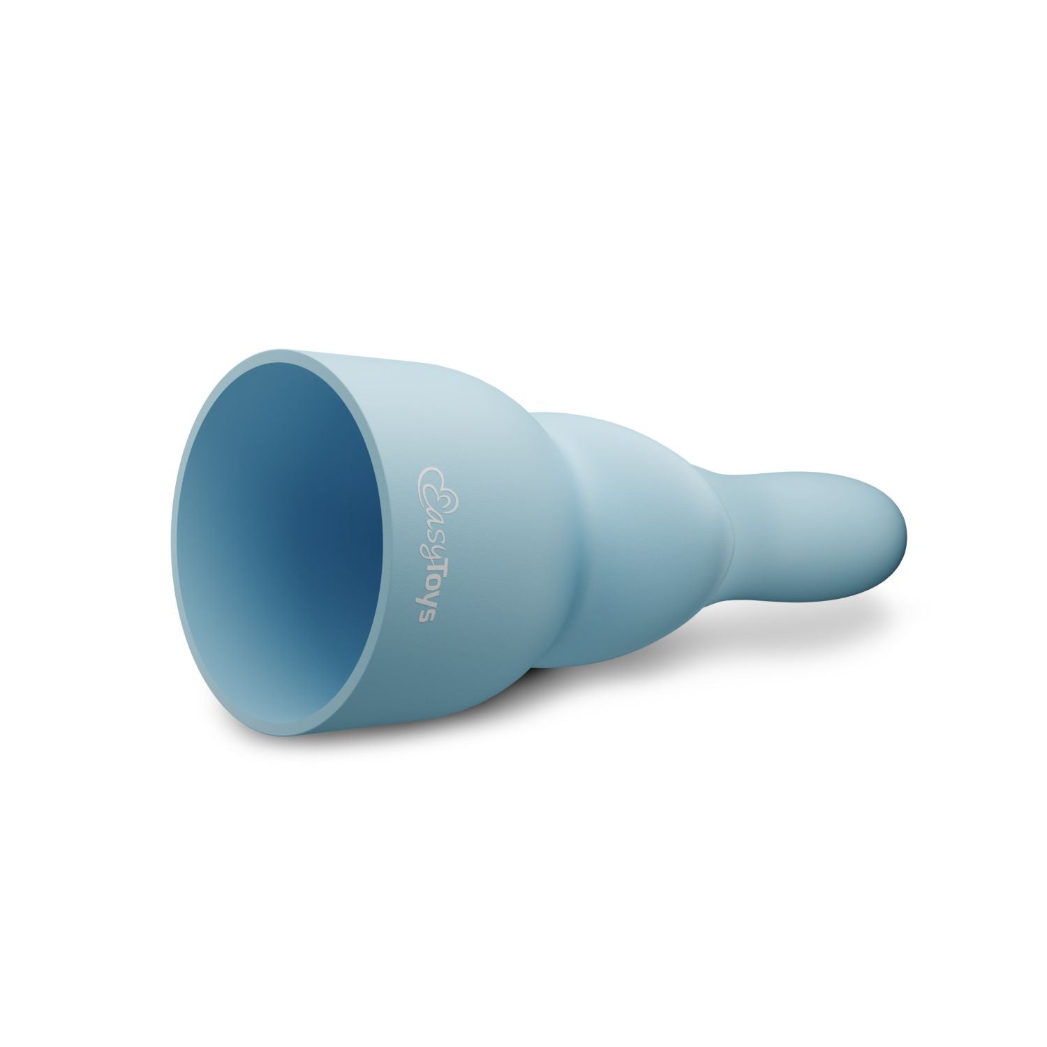 EasyToys - Mini Wand Vibrator - Blau mit 18 Stufen und 2 Aufsätzen
