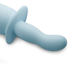 EasyToys - Mini Wand Vibrator - Blau mit 18 Stufen und 2 Aufsätzen