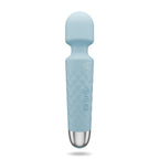 EasyToys - Mini Wand Vibrator - Blau mit 18 Stufen und 2 Aufsätzen