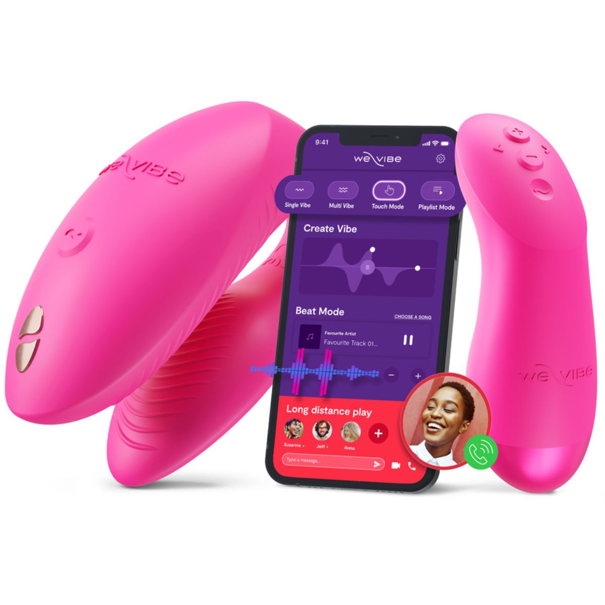 We-Vibe - Chorus Pro Paar-Vibrator - Schwarz