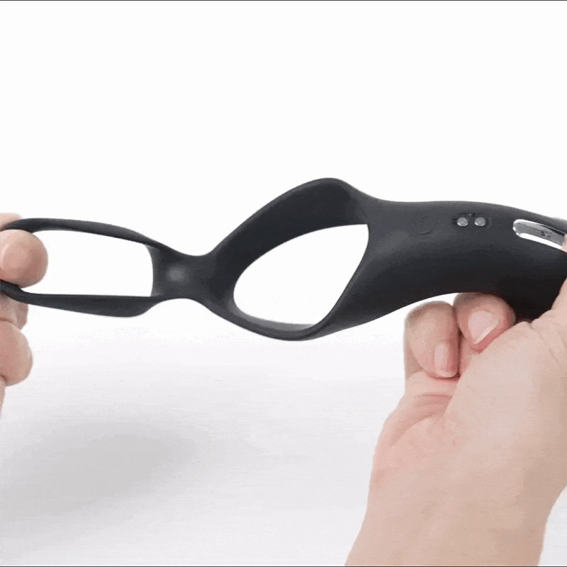 SVAKOM - Benedict Doppelt Ring Perineum Stimulator - Schwarz