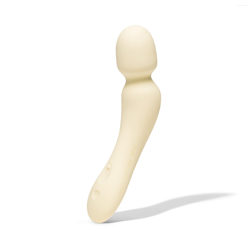 Dame - Min Mini Wand Vibrator - Papaya