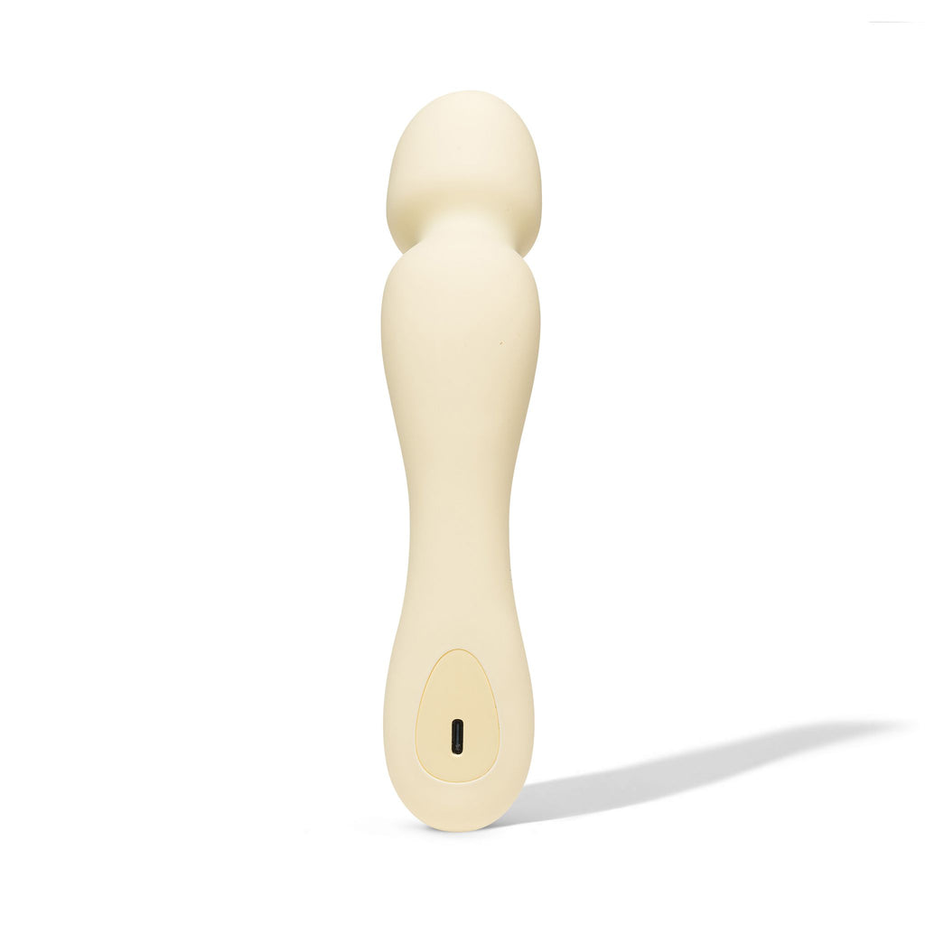 Dame - Min Mini Wand Vibrator - Papaya