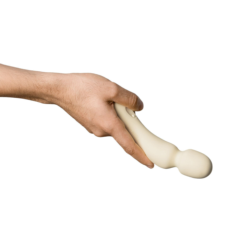 Dame - Min Mini Wand Vibrator - Papaya