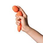 Dame - Min Mini Wand Vibrator - Papaya