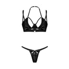 Obsessive – Keira Lise 2-teiliges Set – Schwarz