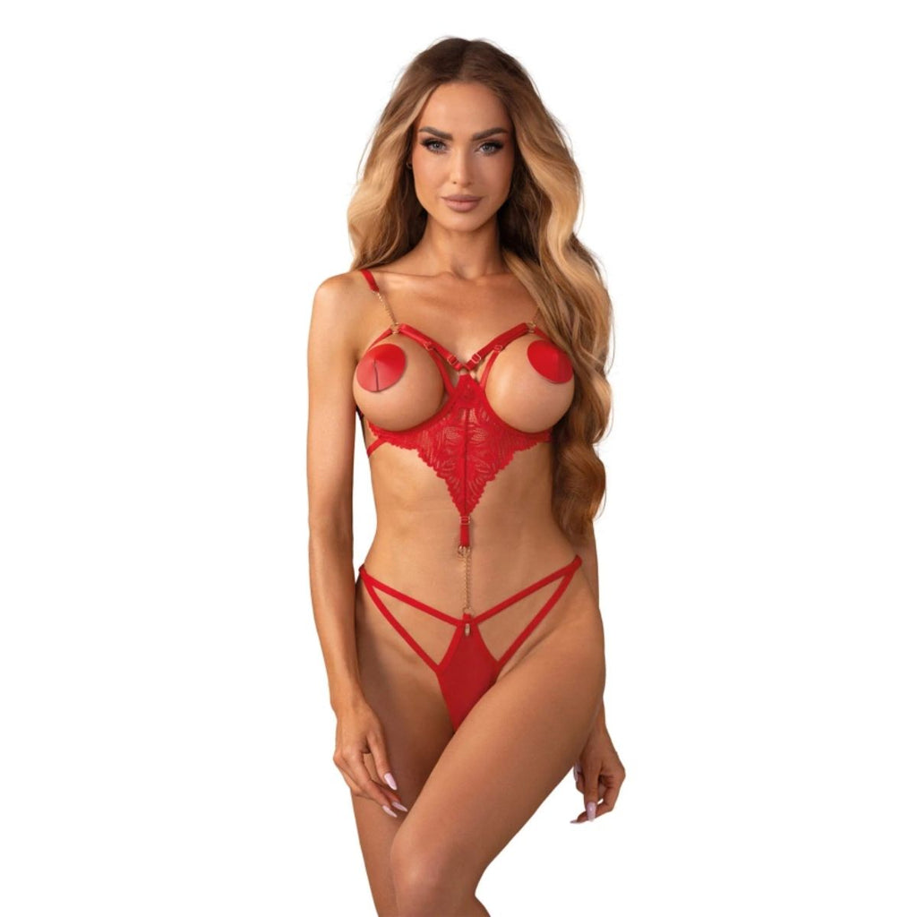 Obsessive – Matildea Offener Body – Rot