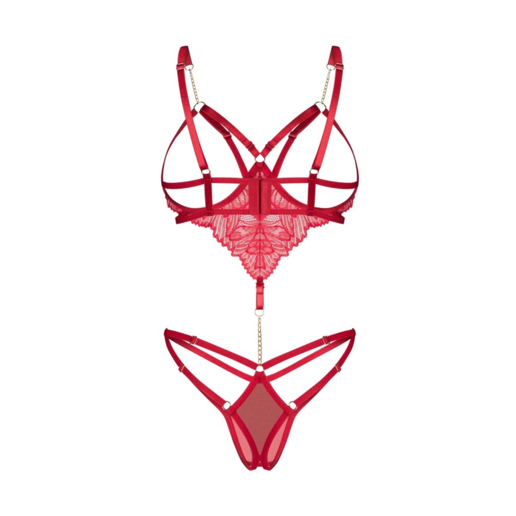 Obsessive – Matildea Offener Body – Rot