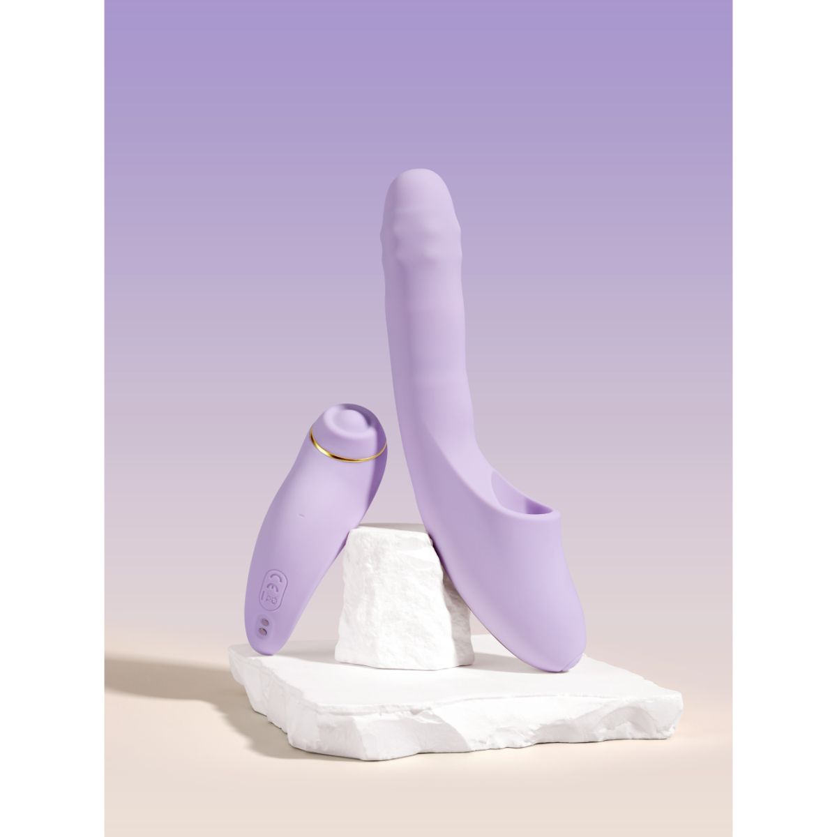 Svakom - DuoGlow App Controlled Vibrator - Lila