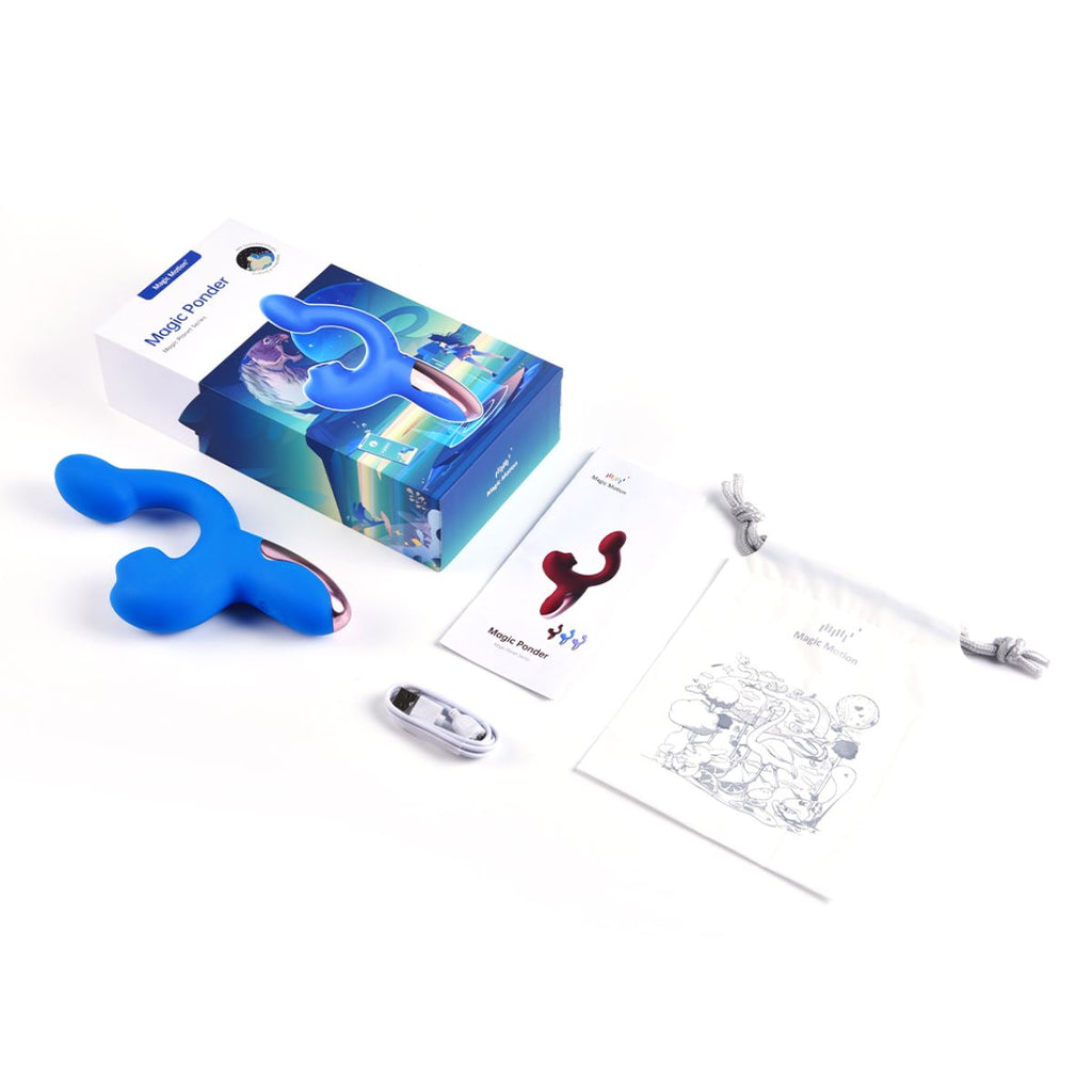 Magic Motion - Magic Ponder Vibrator mit Leck- und G-Punkt-Funktion - Blau