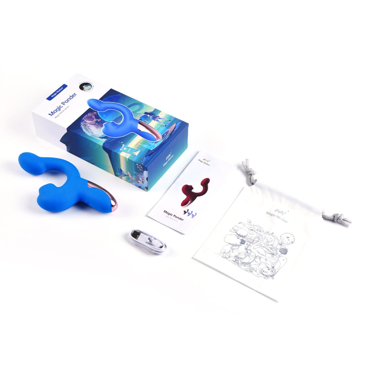 Magic Motion - Magic Ponder Vibrator mit Leck- und G-Punkt-Funktion - Blau