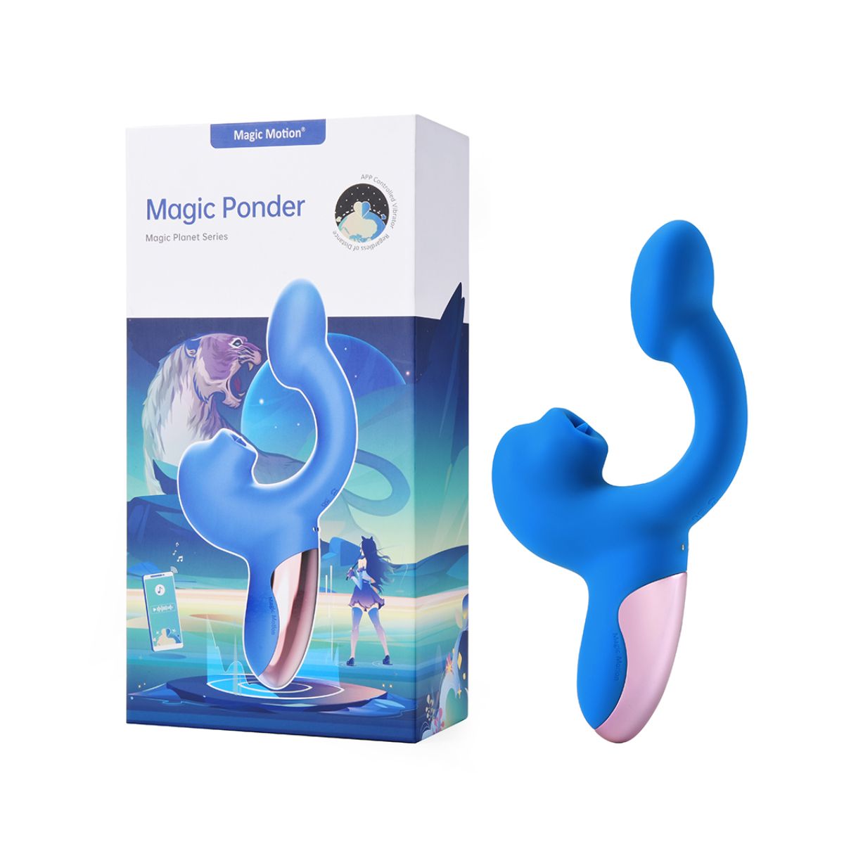 Magic Motion - Magic Ponder Vibrator mit Leck- und G-Punkt-Funktion - Blau