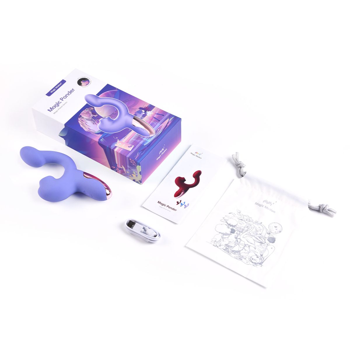Magic Motion - Magic Ponder Vibrator mit Leck- und G-Punkt-Funktion - Blau