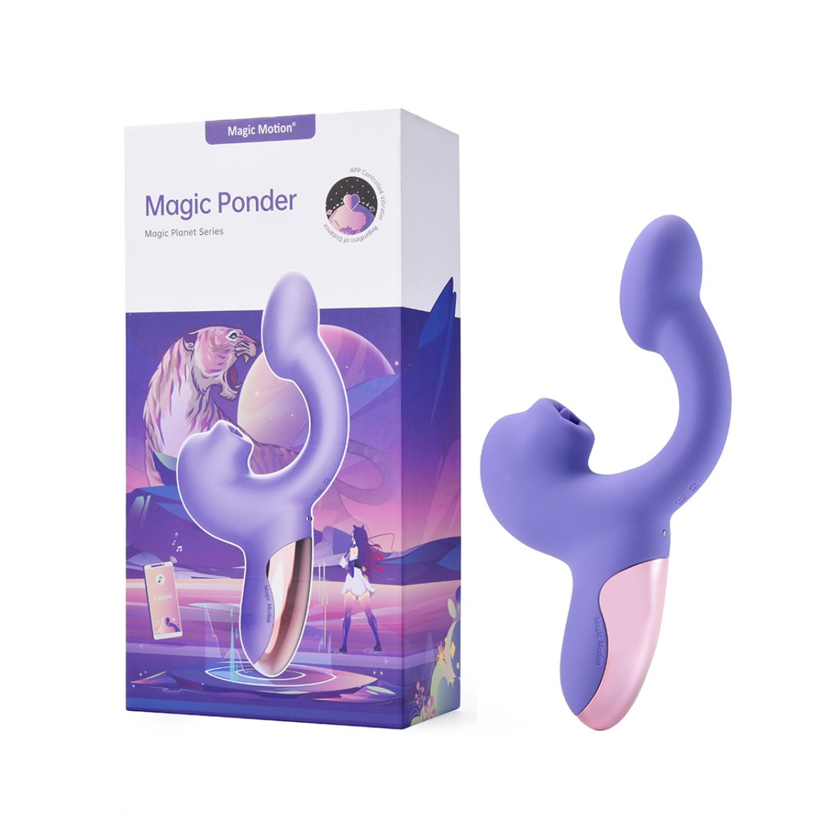 Magic Motion - Magic Ponder Vibrator mit Leck- und G-Punkt-Funktion - Blau