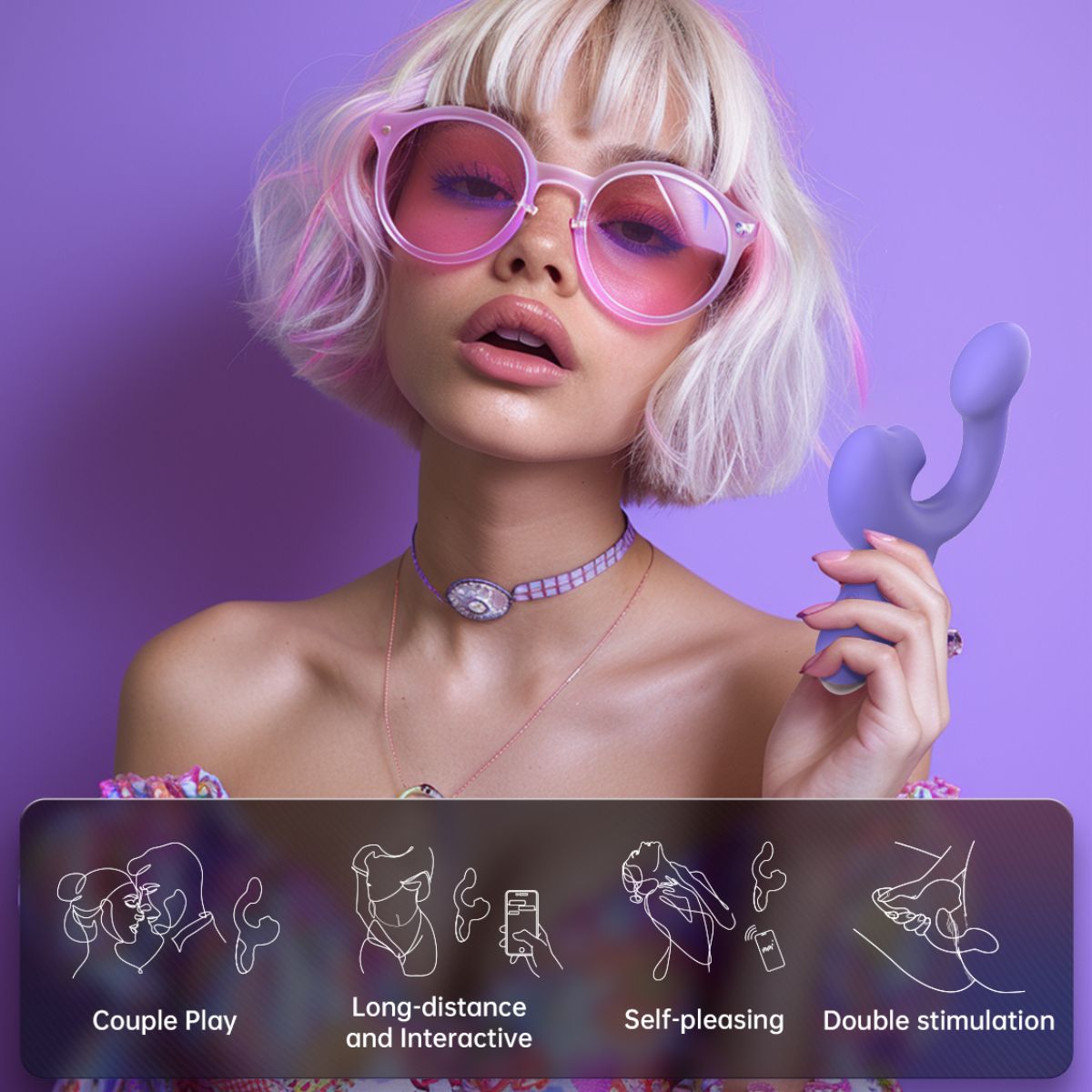 Magic Motion - Magic Ponder Vibrator mit Leck- und G-Punkt-Funktion - Blau