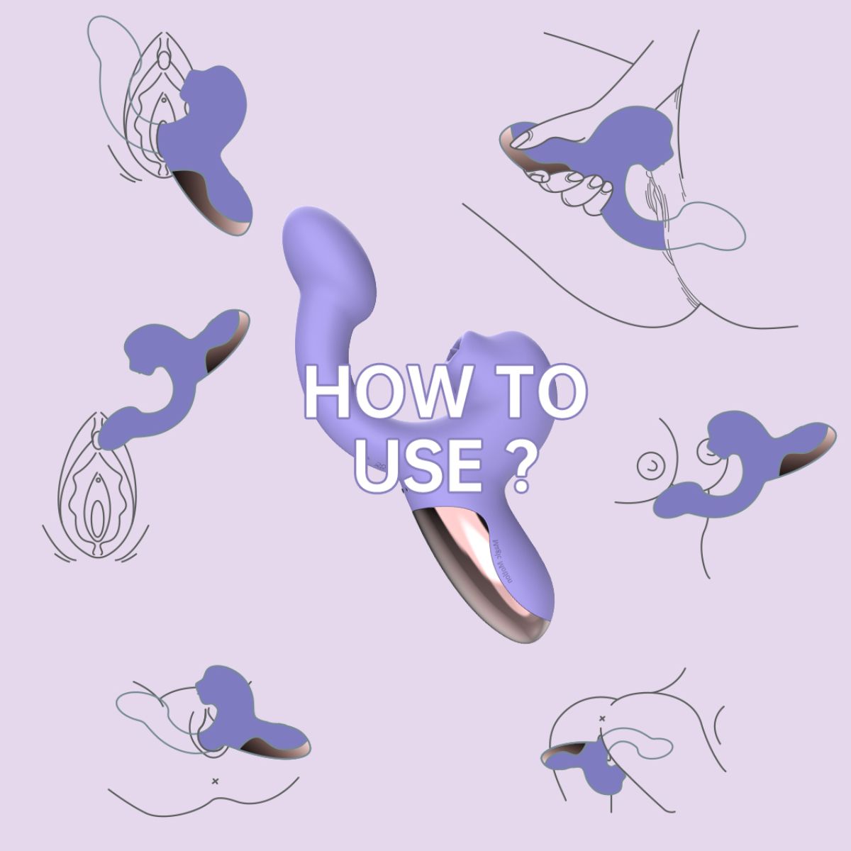 Magic Motion - Magic Ponder Vibrator mit Leck- und G-Punkt-Funktion - Blau