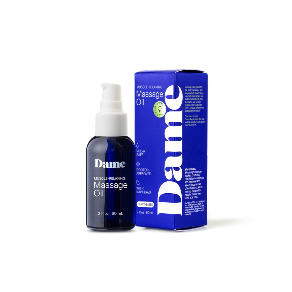 Dame Products Sex-Massageöl mit warmer Sandelholznote 60 ml