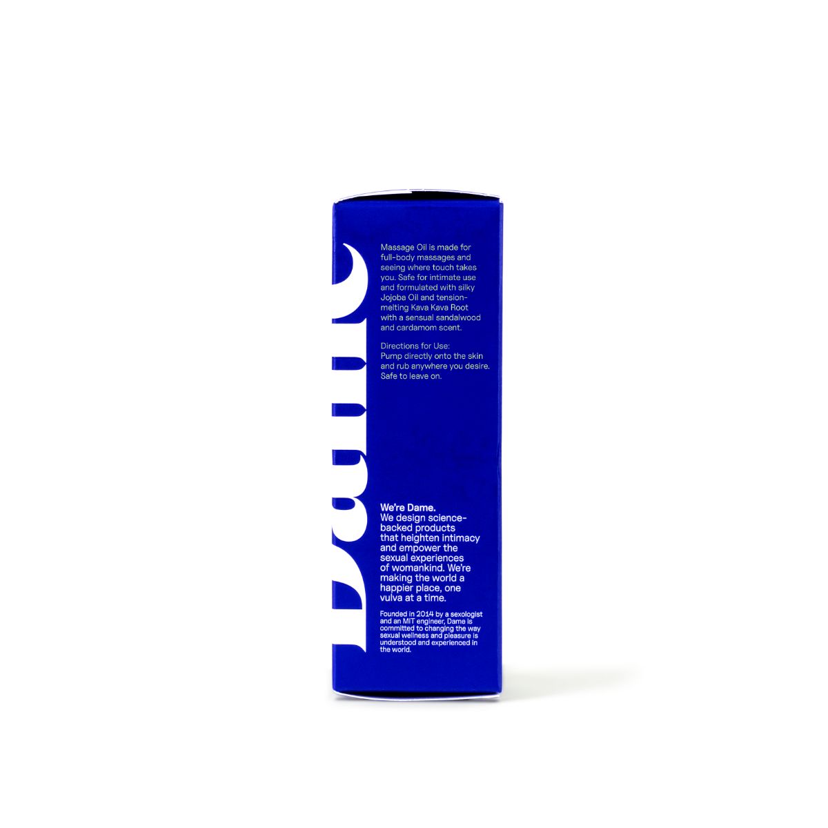 Dame Products Sex-Massageöl mit warmer Sandelholznote 60 ml