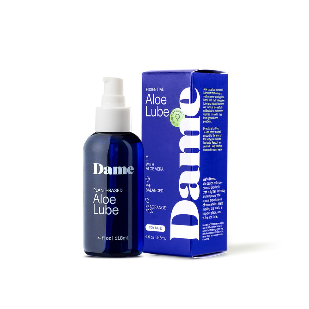 Dame Products Aloe Gleitmittel 118 ml mit Aloe Vera, pflegend, langanhaltend glatt