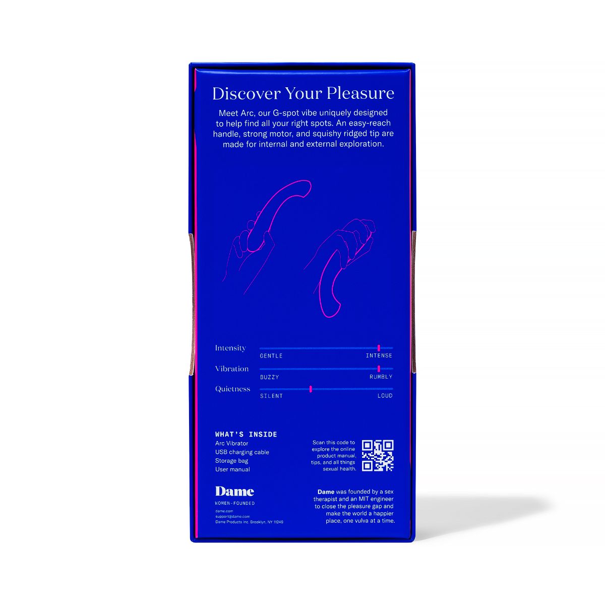 Dame - Arc G-Spot Vibrator - Lila