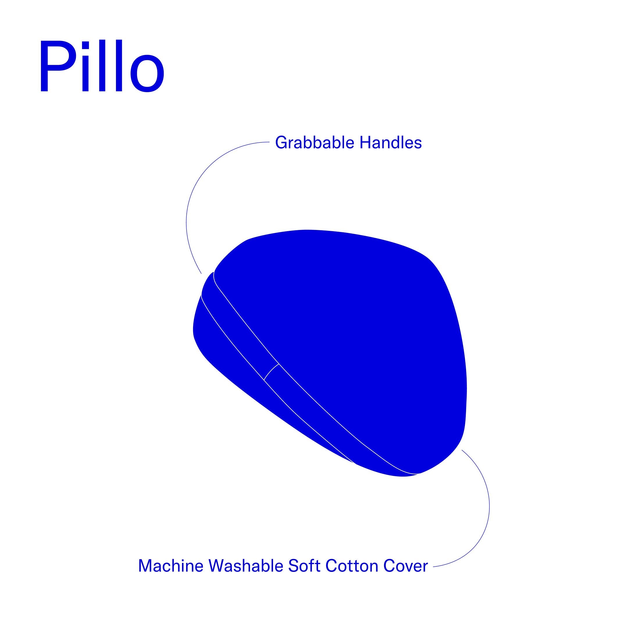 Dame - Pillo Sex-Kissen - Indigo