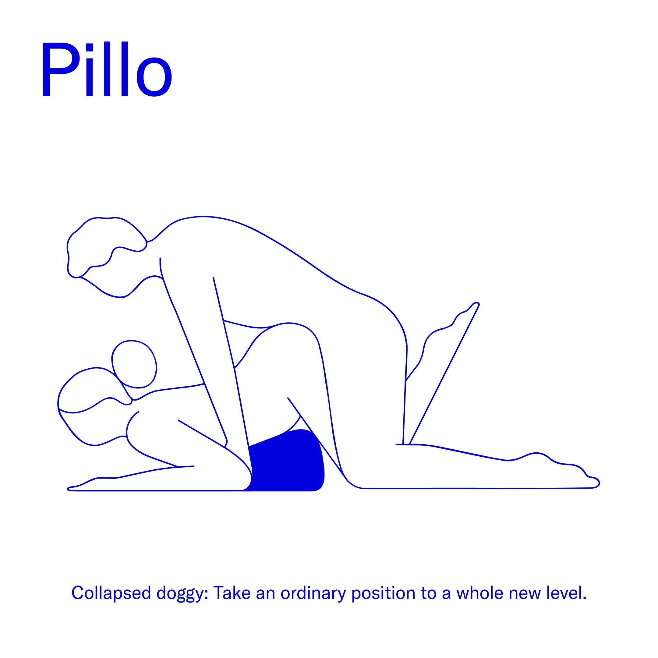 Dame - Pillo Sex-Kissen - Indigo