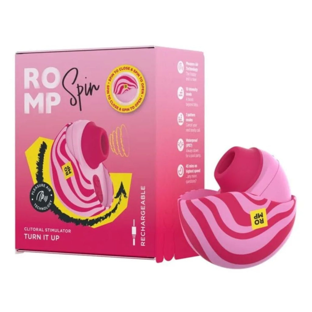 ROMP - Spin Luftdruck-Vibrator - Klitoris-Stimulator mit Pleasure Air und Aufbewahrungstasche