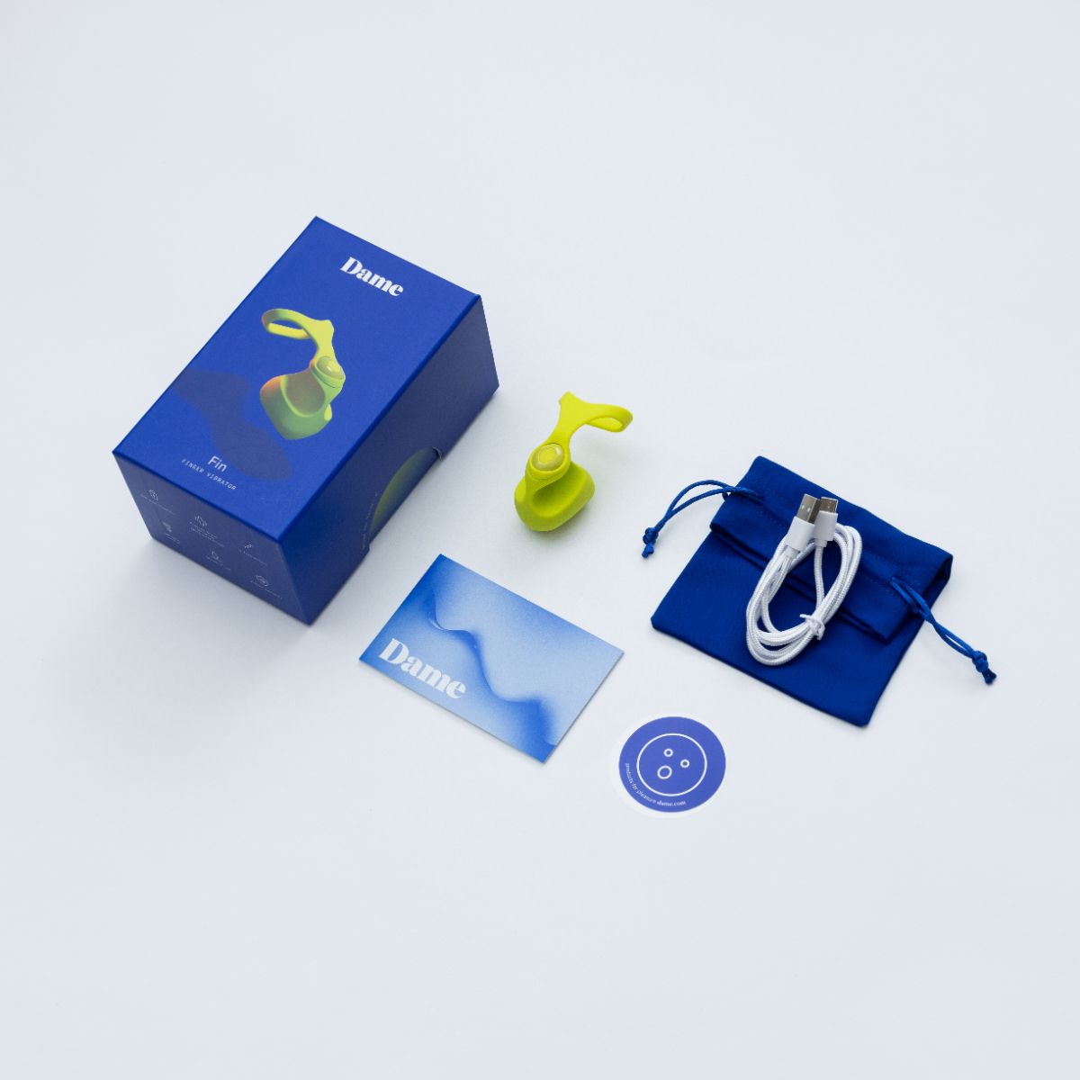 Dame - Fin Fingervibrator - Quartz