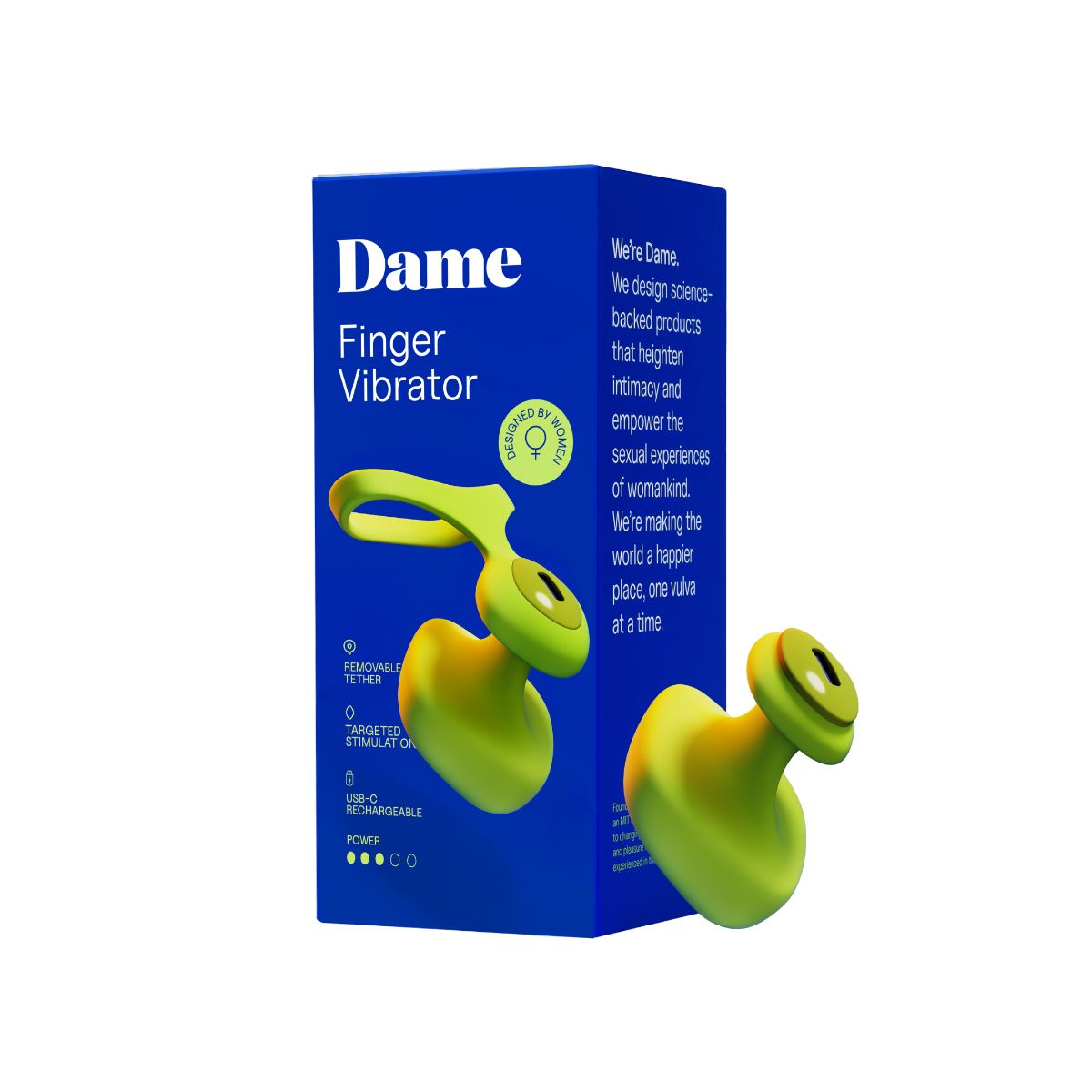 Dame - Fin 2.0 Fingervibrator - Citrus