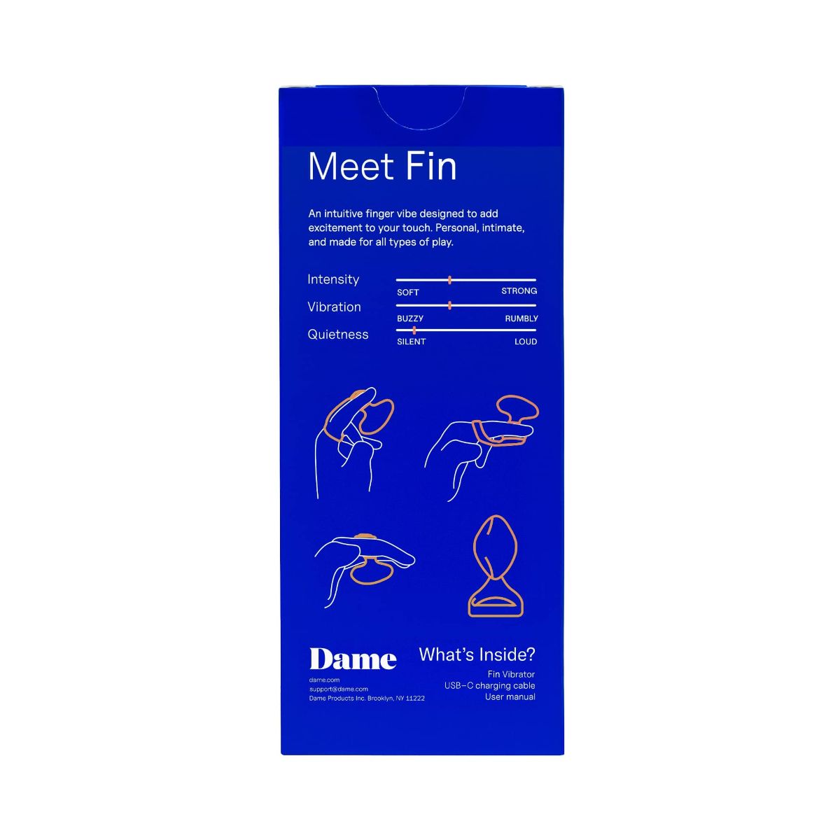 Dame - Fin 2.0 Fingervibrator - Citrus
