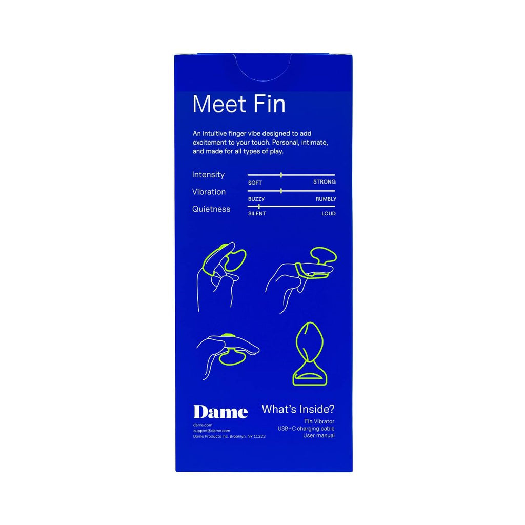Dame - Fin 2.0 Fingervibrator - Quartz