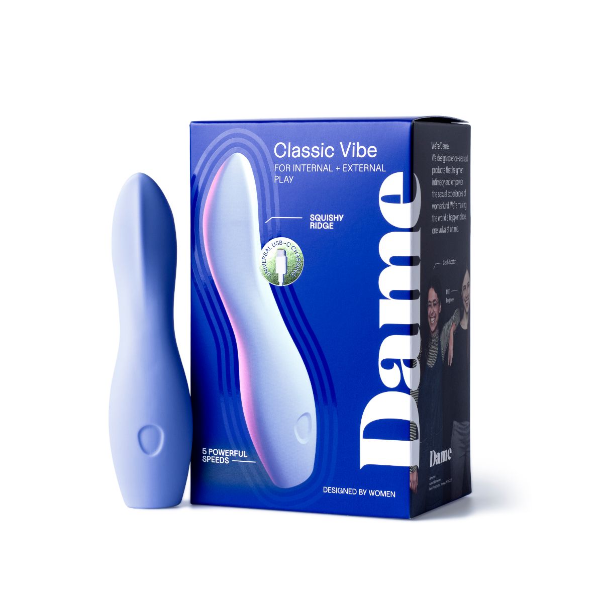 Dame - Dip 2 Vibrator - Vielseitig für Innere und Äußere Stimulation