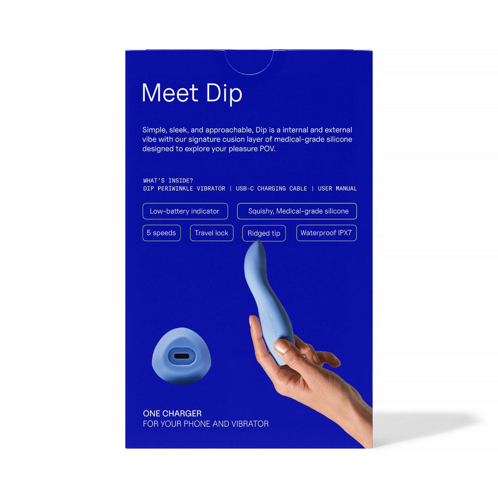 Dame - Dip 2 Vibrator - Vielseitig für Innere und Äußere Stimulation