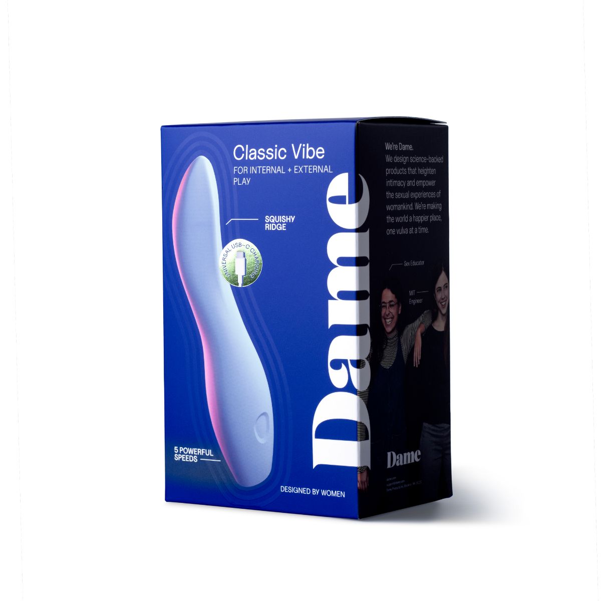 Dame - Dip 2 Vibrator - Vielseitig für Innere und Äußere Stimulation