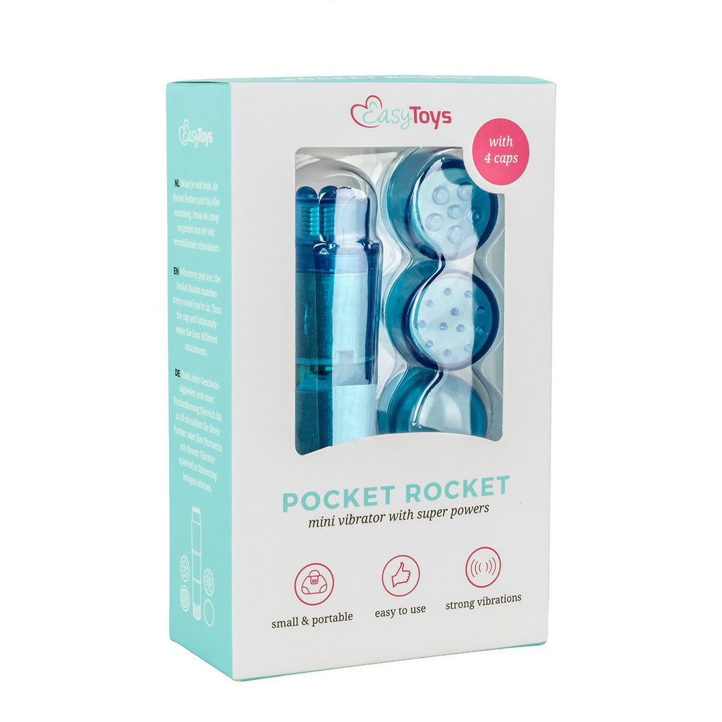 EasyToys - Pocket Rocket Vibrator - Blau