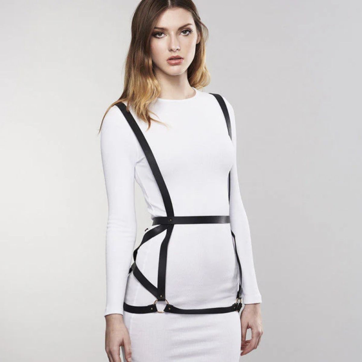 Bijoux Indiscrets - Maze Arrow Dress Harness Black