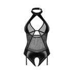 Obsessive – Dominna Crotchless Teddy – Black