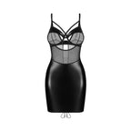 Obsessive – Dominna Chemise & Thong – Schwarz