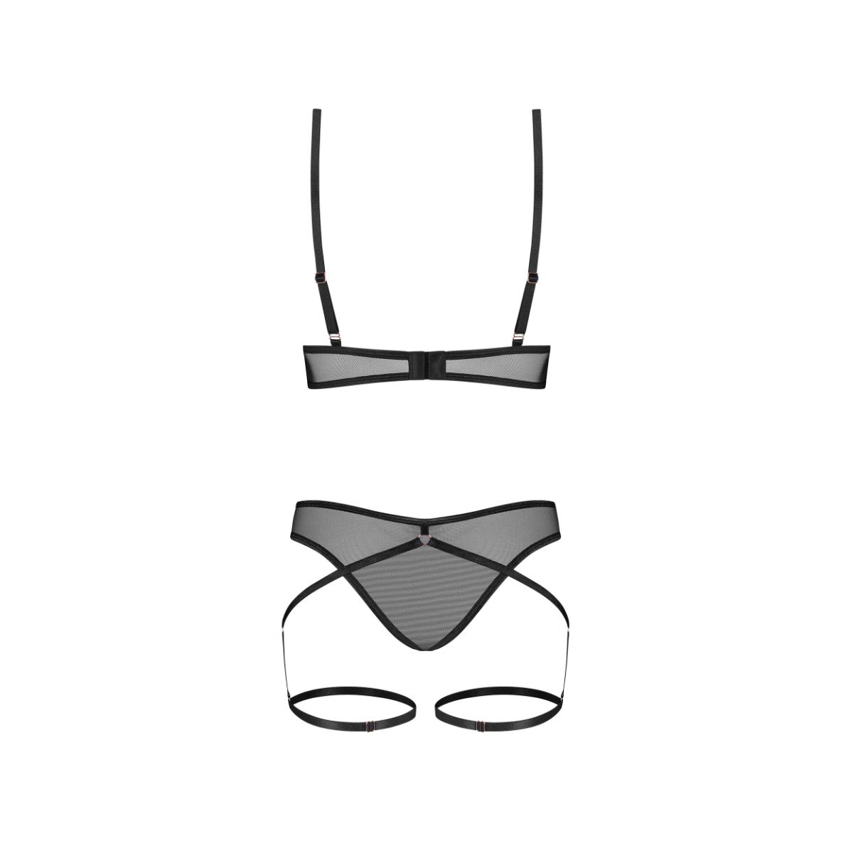 Obsessive – Euridia 2-teiliges Set – Schwarz