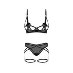 Obsessive – Euridia 2-teiliges Set – Schwarz