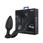 Simul8 Vibierender Plug mit Penis- und Hodenring