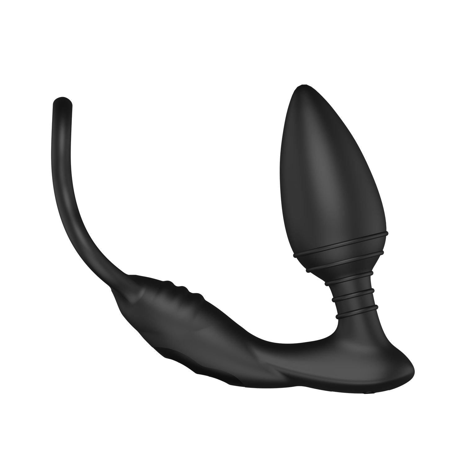 Simul8 Vibierender Plug mit Penis- und Hodenring