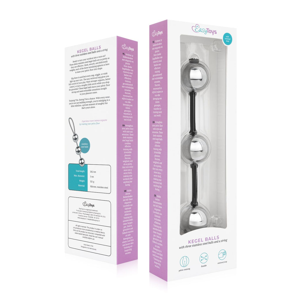 EasyToys – Geisha Metall Kegelballs – Silber