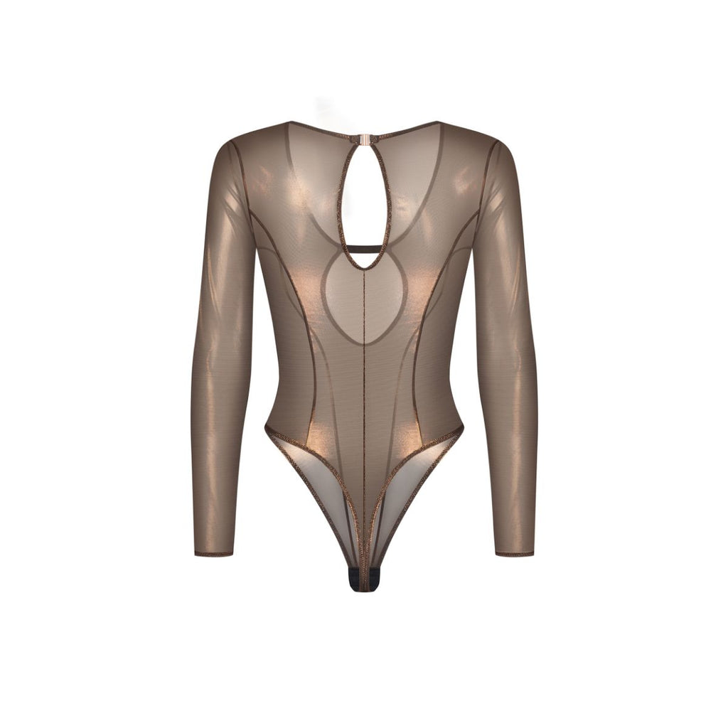 Obsessive – Soranna Langer Offener Teddy – Braun